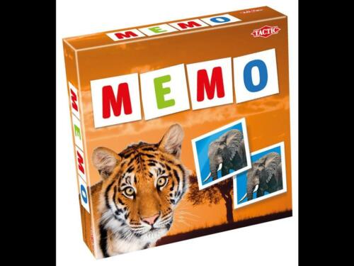 Tactic Memo Wildlife Board Game Animals Educational Fun For Kids Children - Afbeelding 1 van 1