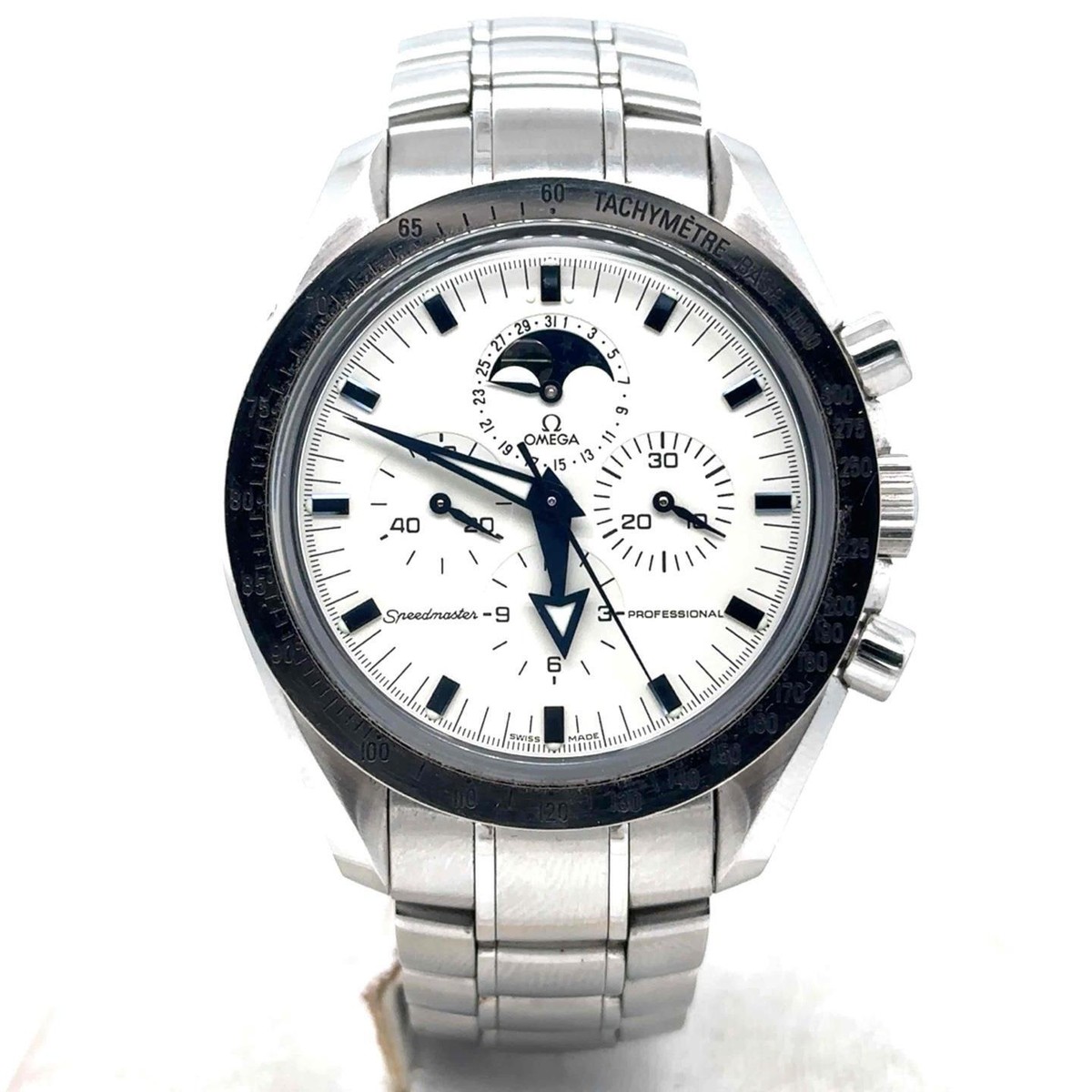 Omega Speedmaster Chronograph Moon Phase Hand Wind 42mm Steel