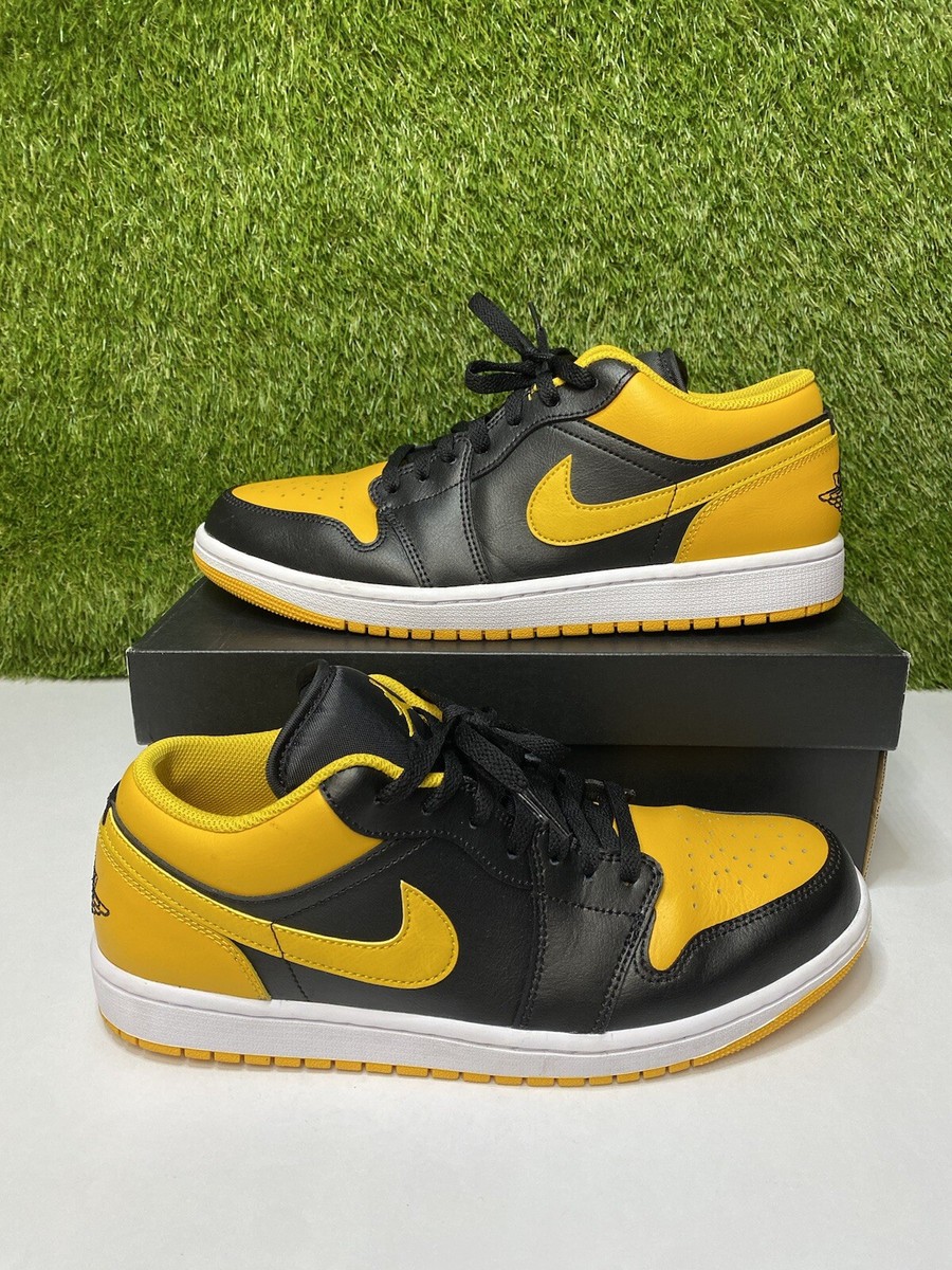 NIKE エアジョーダン１　イエロー　ブラック Air Jordan 1 Low Yellow Ochre Black Size 10.5 Mens Sneakers