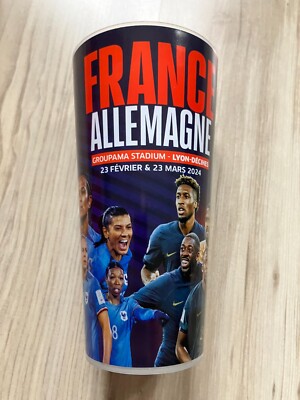 Cup Becher - Frankreich - Deutschland DFB / France - Germany Lyon 23.03.2024