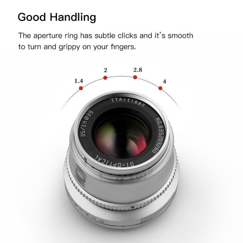 TTArtisan 35mm F1.4 APS-C Lens for Canon RF Mount Cameras R7 R10 EOS R RP R5 R6 - Picture 9 of 12