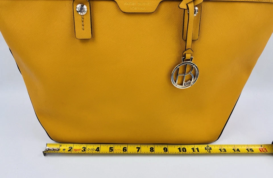 Bolso/cartera de cuero amarillo canario Henri Bendel West 57th Foto 4 de 4