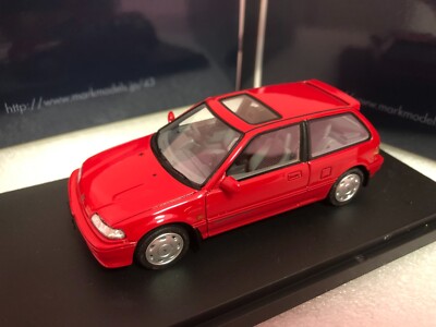 Honda Ballade Sport CR-X Si (AS) with Mugen CF-48 Wheel Red (Diecast