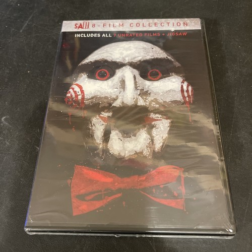 Saw: 8-Film Collection (DVD) New Ships Free With Slipcover - Foto 3 di 5
