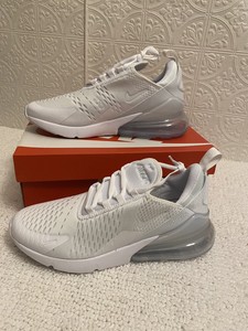 air max 270 white metallic silver