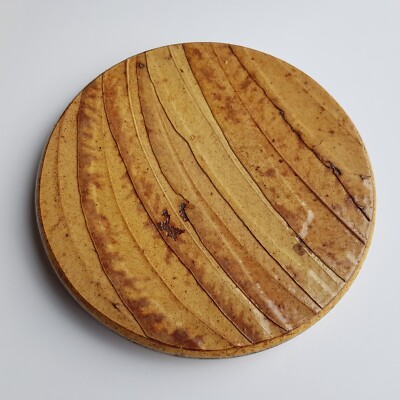 Australischer getrockneter Eukalyptusbaum Blatt Kunst Topf Ständer Tischset 20cm Korkrücken