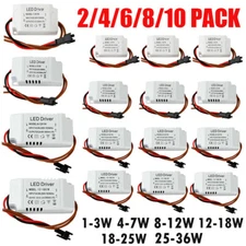 3W-36W LED Panel Driver Ceiling Light Transformer Power Supply Adapter AC85-265V