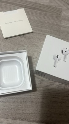 Apple AirPods 4 In-Ear-Kopfhörer Bluetooth kabellos weiß mit Ladecase, doppelt