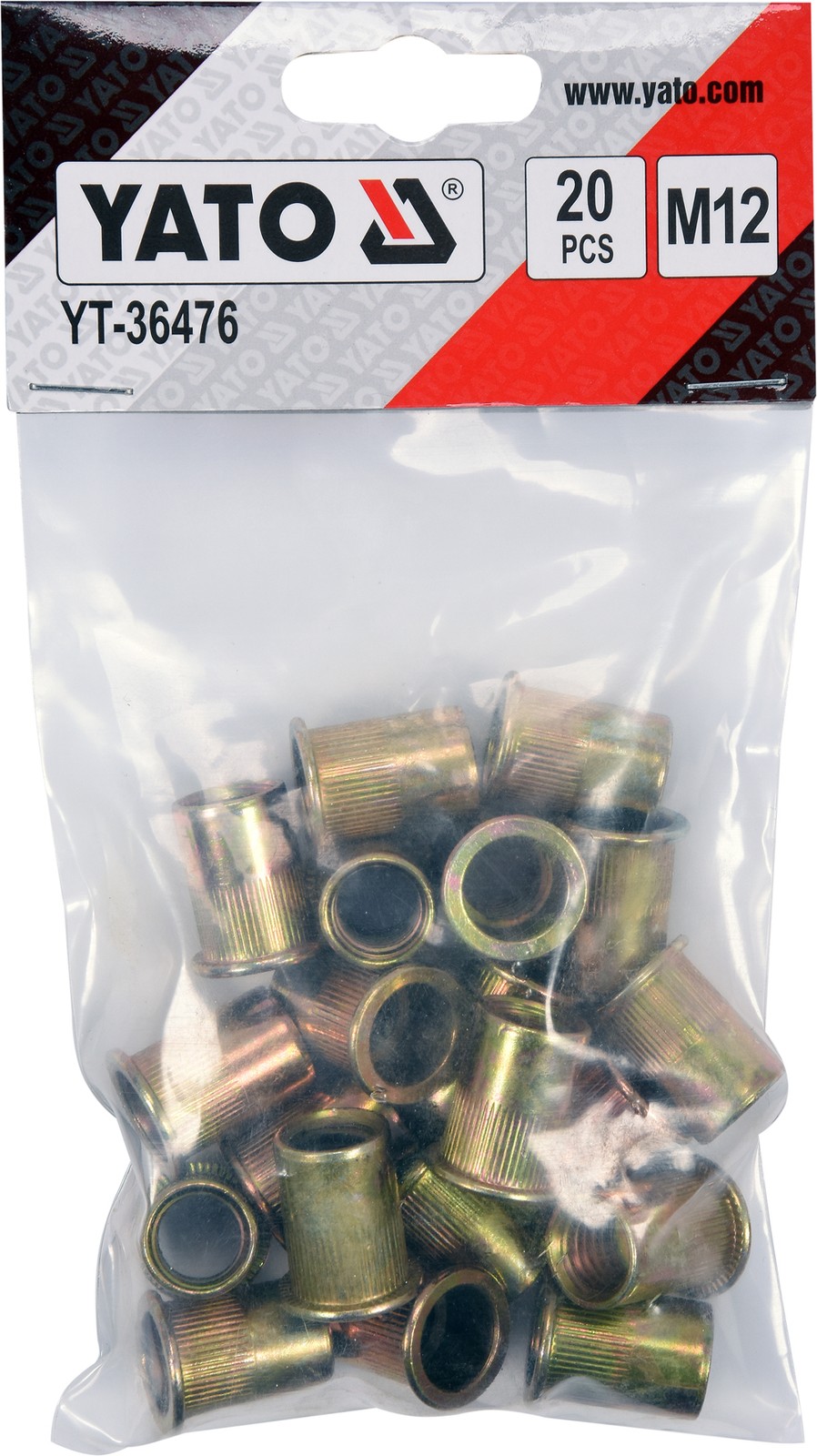Fits YATO NARZ�DZIA YT-36476 M12 STEEL RIVET NUTS, 20PCS   ⭐UK Stock⭐