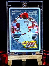 Ken Griffey Jr 2008 Upper Deck Baseball Heroes #47 Reds Black Parallel (NM-M) ✨✨