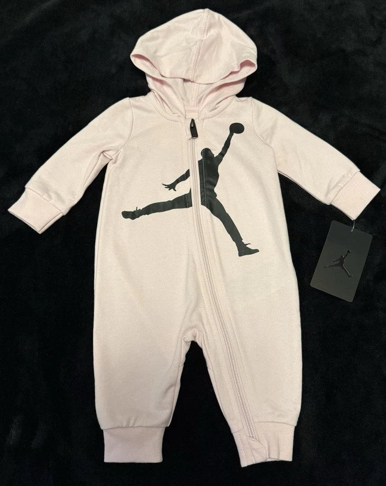 JORDAN 女宝宝全拉链保护套 6 个月新品 — 第 3/4 张图片