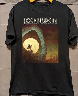 RARE! Lord Huron Black Cotton Shirt Full size S-5XL Unisex BS637