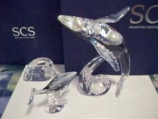 SWAROVSKI SCS 2012 PAIKEA WHALE & YOUNG HUMPBACK WHALE