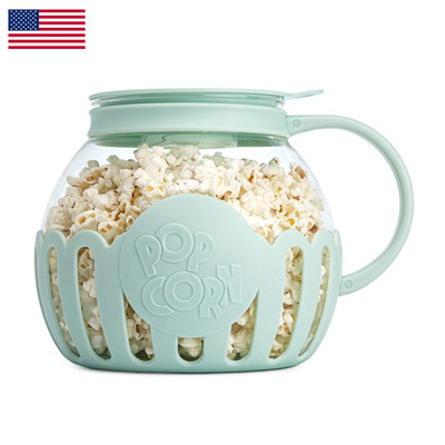 Ecolution Patented Micro-Pop Microwave Popcorn Popper Temperature Safe Glass