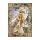 Madonna Of The Lilies By Mucha Cotton Fabric Block Panel Sewing Applique — photo 1