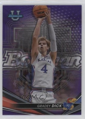 2022-23 Bowman U Best Purple Refractor 67/250 Gradey Dick #72 1mz7