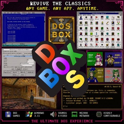 DOSBox & DOSBox-X  - Retro DOS Emulators for Windows & MacOS | USB/DVD COMBOS