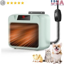 Safe Outdoor Dog House Heater Efficient Heating Adjustable Thermostat Pets New