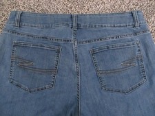 Riders by Lee Jeans Womens 16P Medium Wash Mid Rise Straight Leg Stretch 35x28