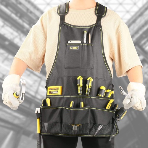 Arbeitsschürze mit Werkzeugtaschen, wasserdicht verstellbar Profi Gartenarbeit Wo... - Bild 2 von 7