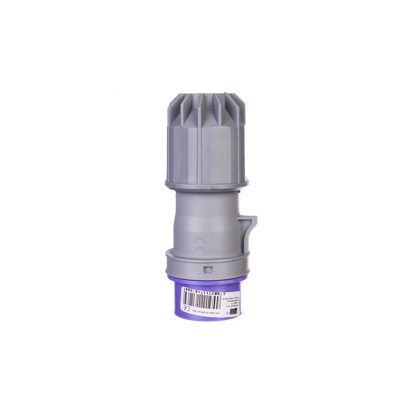 Portable Plug 32A 2P 24V Purple IP44 072v