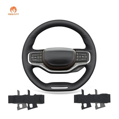 MEWANT DIY Hand Stitching Steering Wheel Cover for Jeep Grand Wagoneer 2022-2026