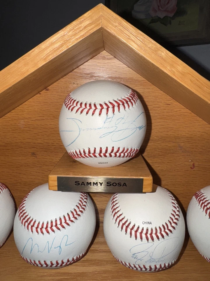 Raro Fujifilm All Star 2000 Juego de 9 pelotas de béisbol autografiadas, caja original con certificado de autenticidad Foto 3 de 4