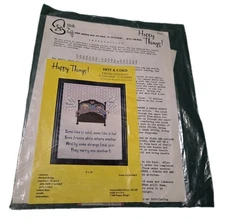 NIP Vintage Happy Things! Hot & Cold Counted Cross Stitch Kit 1989 Marriage 