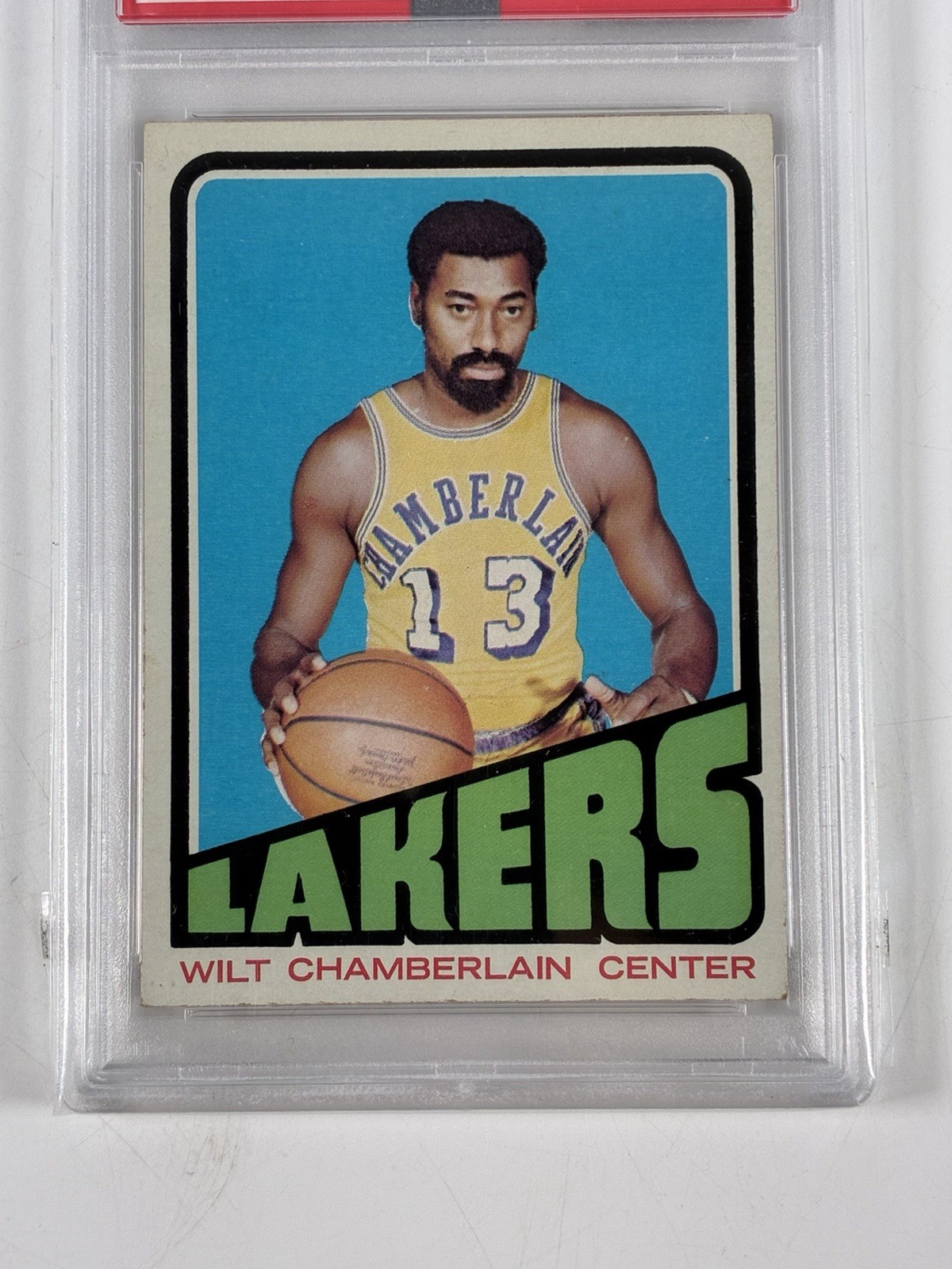1972-73 Topps Set-Break #  1 Wilt Chamberlain PSA 5 EX NBA Vintage view 3