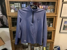 Old Head Golf Links Ireland Blue GREYSON 1/4 Zip Performance Pullover SZ S -Cool