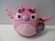 NEW Disney Jazwares Squishmallows Angel Valentine Heart Glasses 8" Plush Pink MT