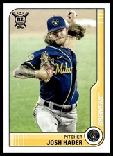 2021 Topps Big League Josh Hader Milwaukee Brewers #72 11125