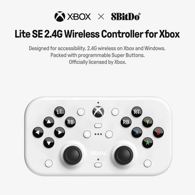 8Bitdo Lite SE 2.4G Wireless Controller for Xbox Series X|S, Xbox One, Windows