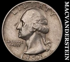 1953-D Washington Quarter- Silver- Scarce Better Date No Reserve #J3574