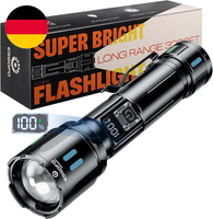 Esgofo Taschenlampe Led Aufladbar Extrem Hell 1000000 Lumens，Sehr Helle Lang Anh