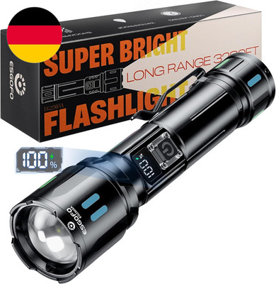 Esgofo Taschenlampe LED Aufladbar Extrem Hell 1000000 Lumens，Sehr Helle Lang Anh