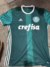 Rare Palmeiras Adidas Home Football Soccer Shirt Jersey 2016 Mens Size L