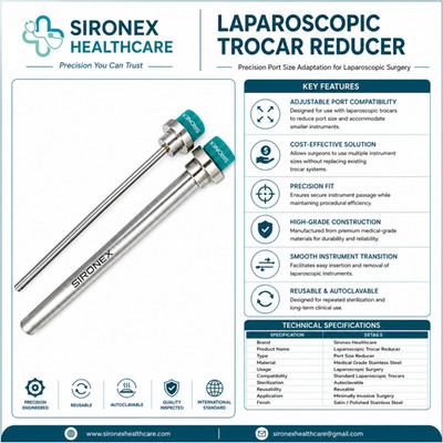 Laparoscopic Metal Reducer 10-5mm Best Quality Reusable Surgical Instruments SS