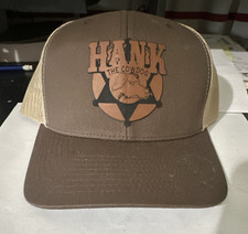 Hank the Cowdog Trucker Hat Brown/Beige Mesh ...