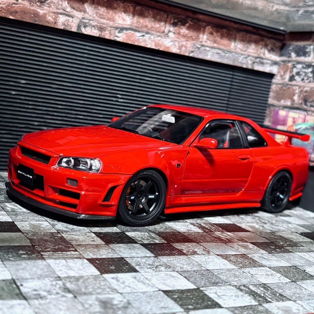 MotorHelix Nissan Skyline GT-R R34 1/18 Limited 399pcs From Japan