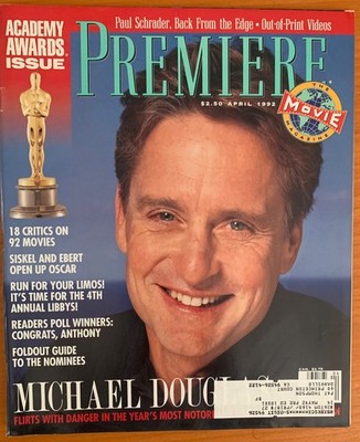 PREMIERE April 1992 Michael Douglas Basic Instinct Emma Thompson Richard Donner