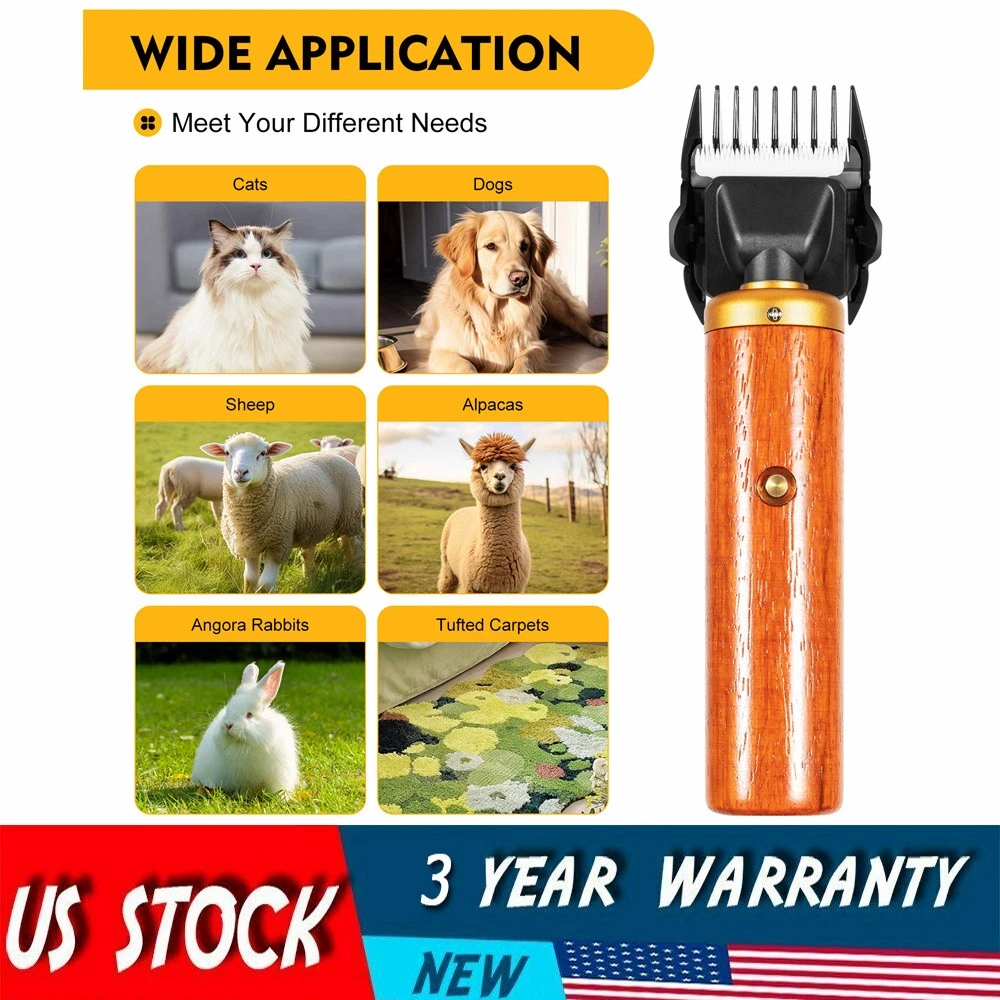 Electric Farm Shears Clippers Animal Shave Grooming Tool 7200Rpm