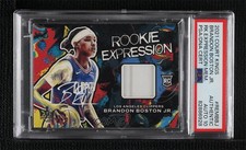 PSA/DNA 2021-22 Court Kings Brandon Boston Jr PSA/DNA Authentic Card & Auto 4g8