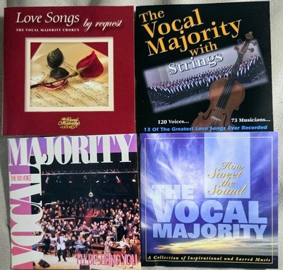Vocal Majority 4 cd 's -- choral