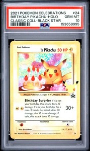 Psa 10 Birthday Pikachu | eBay