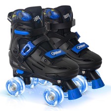 Adjustable Roller Skates for Kids Boys Girls- Teen Youth Age 4-16 - Cool Raci...