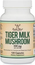 Double Wood Supplements Tigers Milk Mushroom Supplement lignosus Fungi 500mg