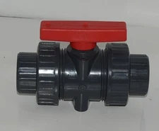 American Granby Inc ITUV 125SE 1 1/4 Inch PVC Blocked True Union Ball Valve