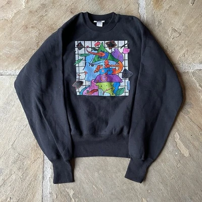 Sudadera Lee Hombre’s Jumper Vintage 90’s Premios Grammy Peter Max Talla M Gráfico - Imagen 1 de 4