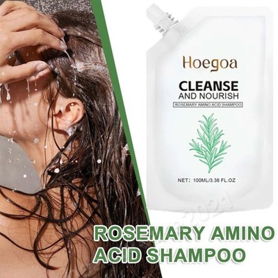 1-20x Cleanse and Nourish Rosemary Amino Acid Shampoo for Clean and Smooth 100ML